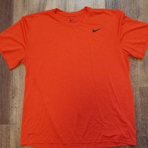 Orange Nike Dri-Fit T-Shirt, size L